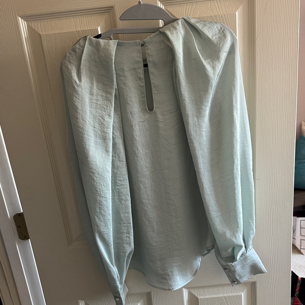 English Factory Soft Blue Blouse - Picture 5 of 5